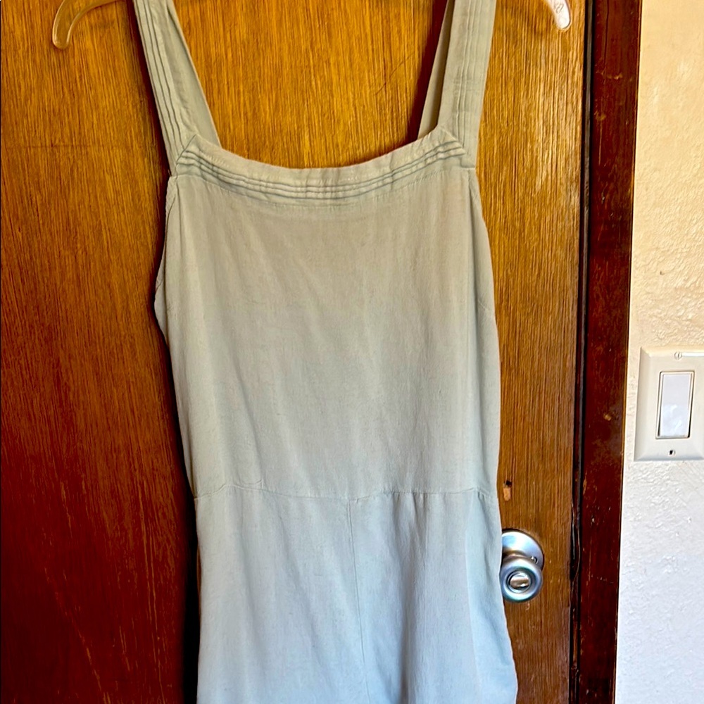 Monteau Light Blue Jumpsuit it’s more of a blue green color